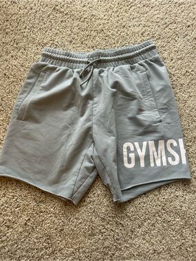 Gymshark Men’s Light Blue fleece Shorts